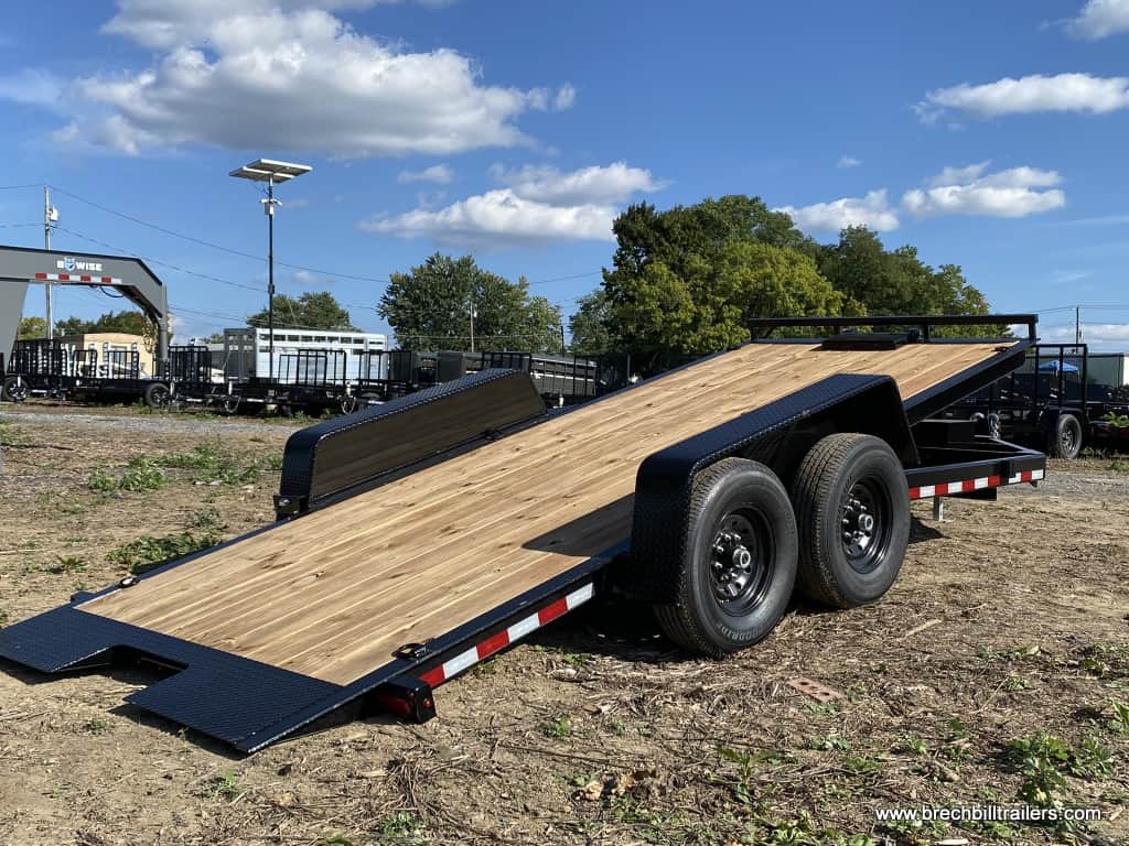 Bwise Hydraulic Tilt Trailer parked in the lot