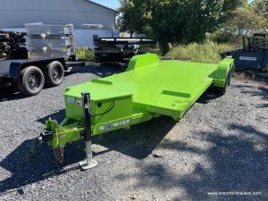 BWise Car-Hauler Hydraulic Tilt - Lime Green Steel Frame