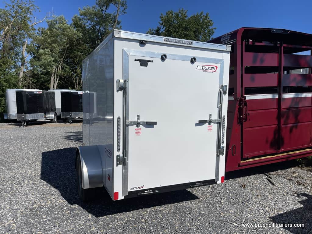 White Bravo Scout cargo trailer