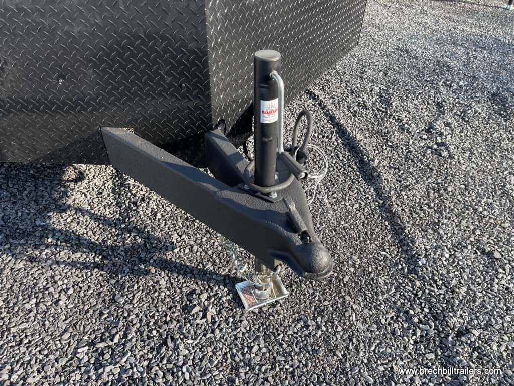 Bravo Scout enclosed trailer coupler and jack
