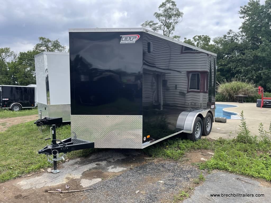 Black Bravo Scout Enclosed Cargo Trailer