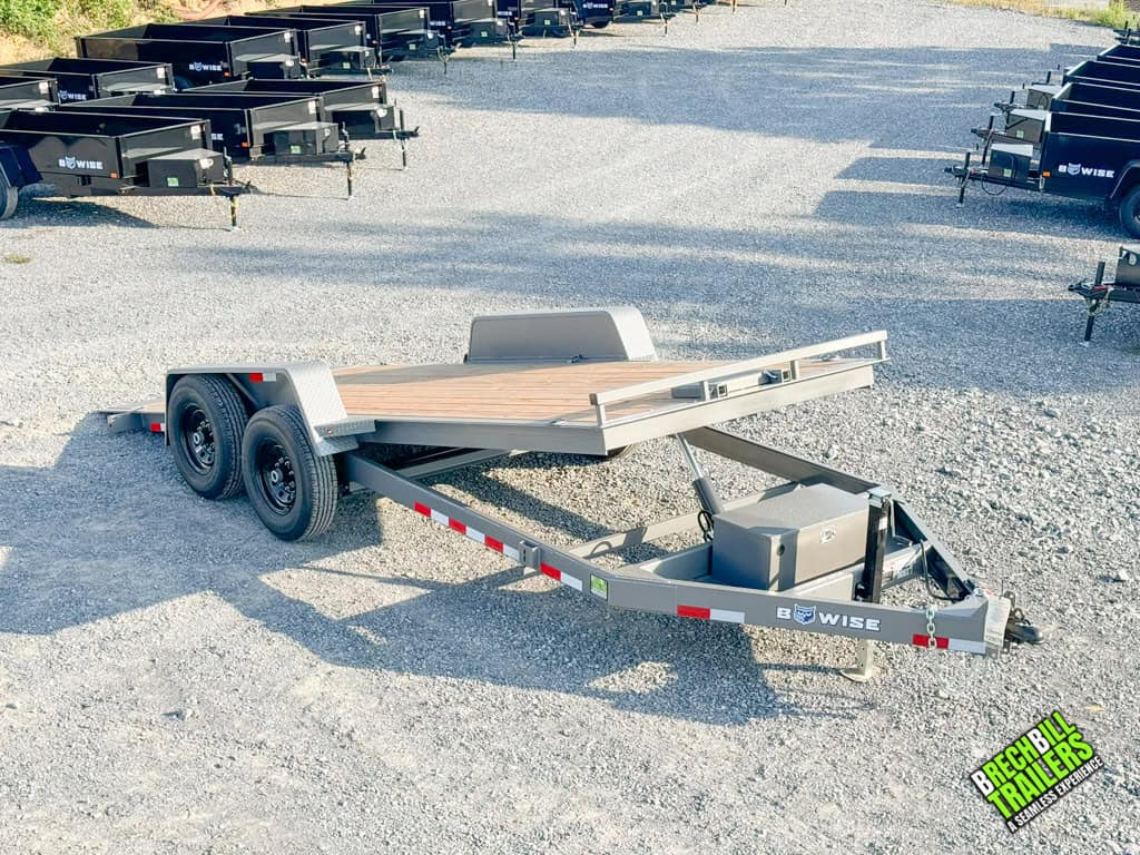Bwise HT18-14 trailer in the tilt position.