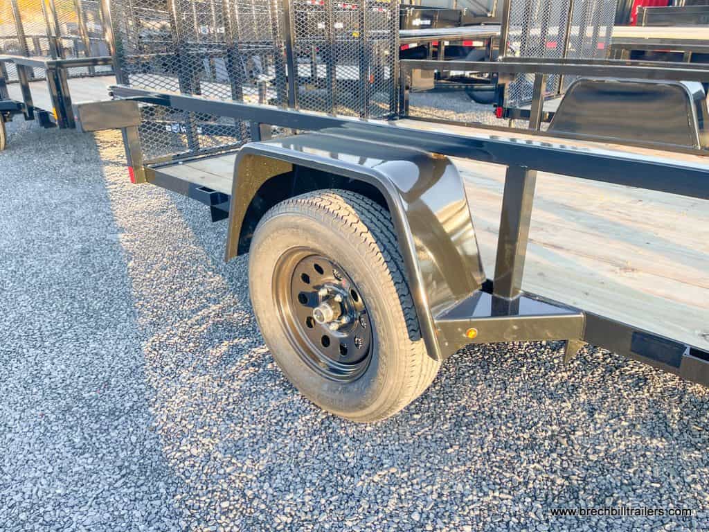 A 6x12 Bwise UT 3K Utility Landscape Trailer