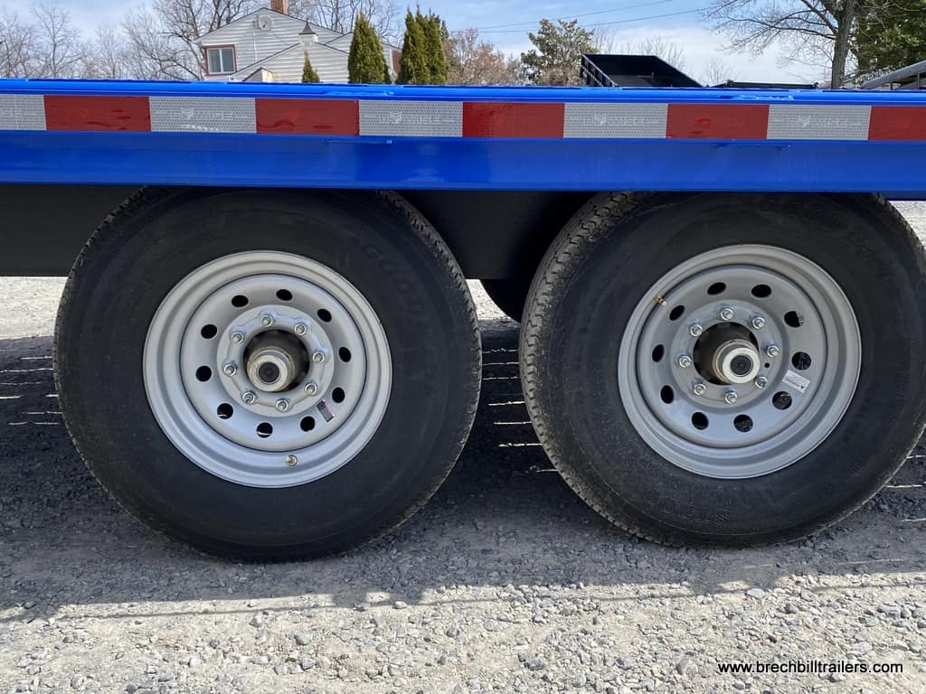 Wheels on the trailer