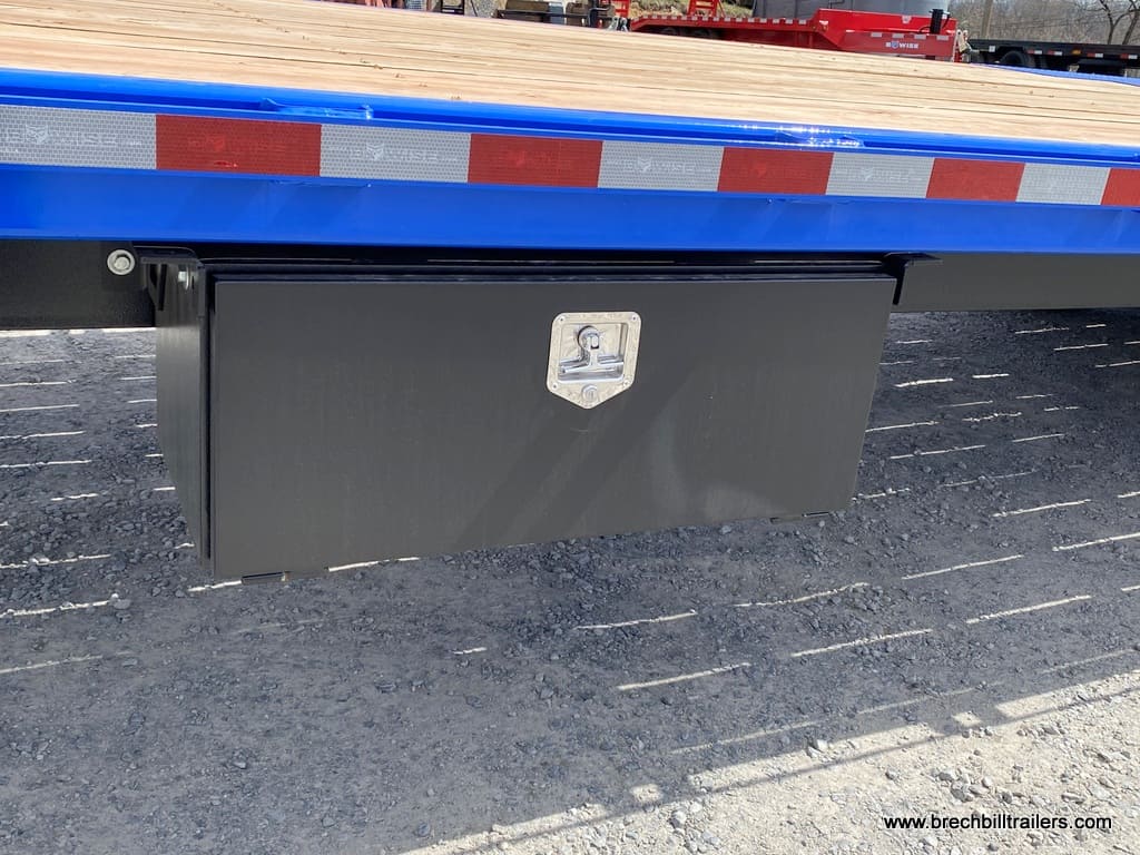 Toolbox mounted on the side
