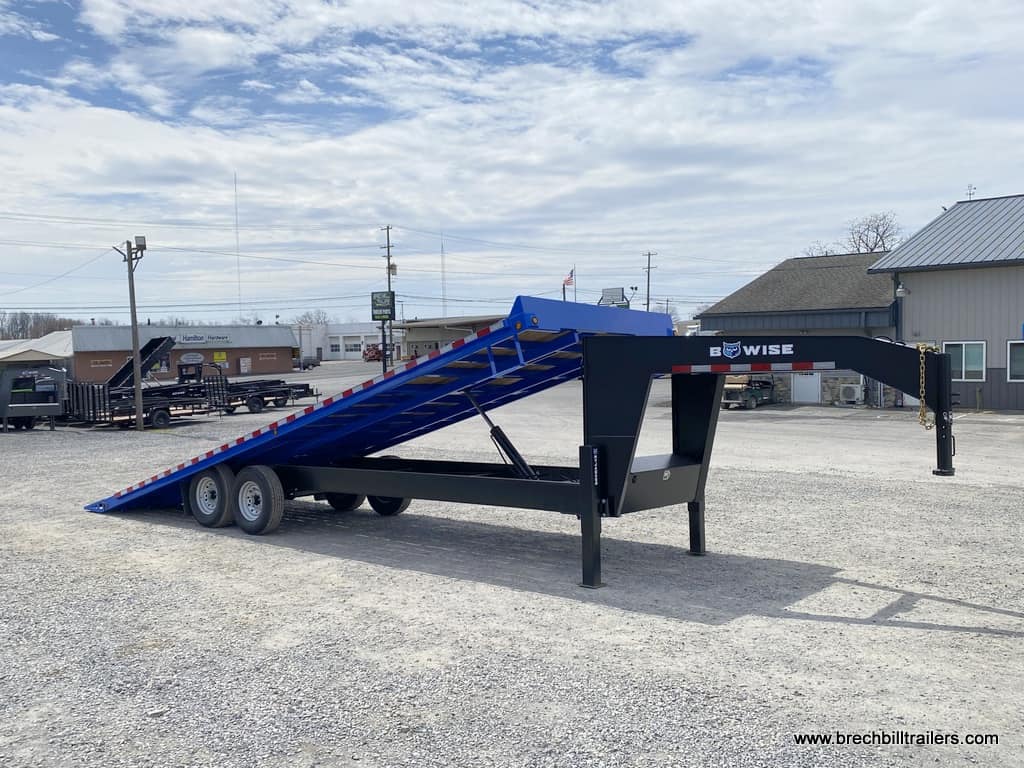 Bwise Hydraulic Tilt-Deck Trailer 102″x24’x16.8K (THDG24-16) for sale at Brechbill Trailers
