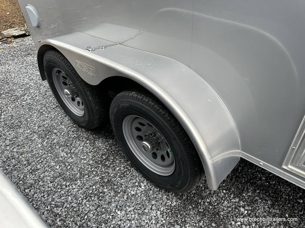 Trailer fender and wheels