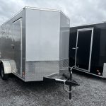 Silver cargo trailer brand new