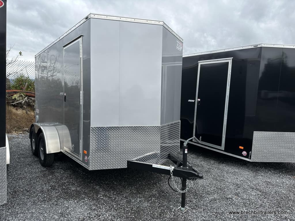 Silver cargo trailer brand new