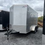 Bravo Scout Enclosed Cargo Trailer - Silver Steel Frame