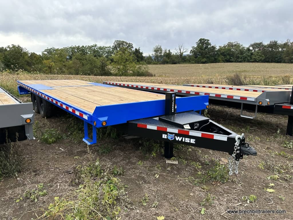BWise Equipment Trailer with Blue Steel Frame