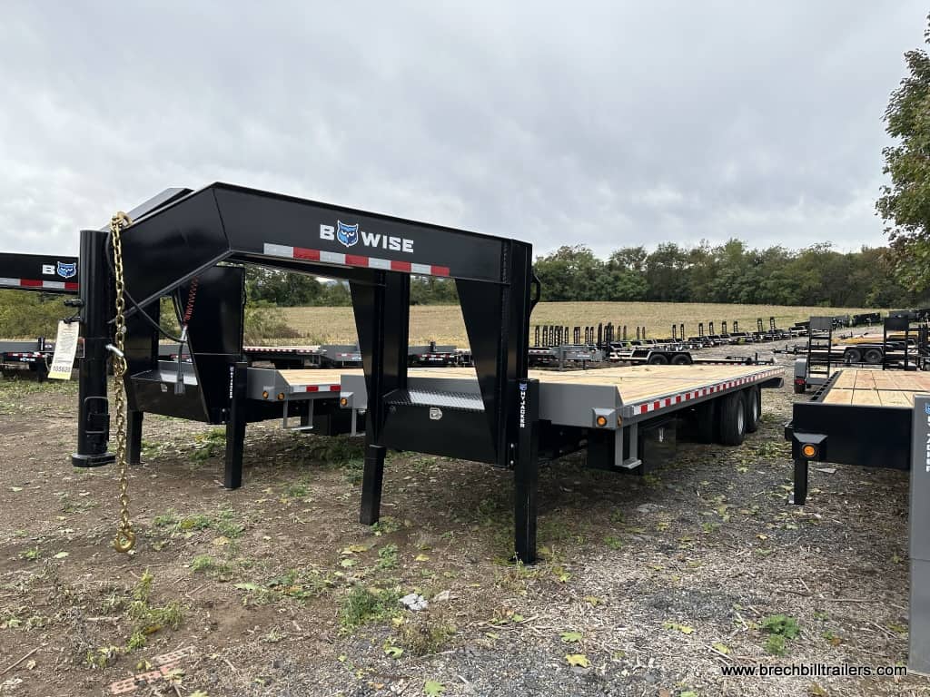 Bwise THD Hydraulic Tilt-Deck Gooseneck Trailer 102″x28’x26K (THDG28-25)