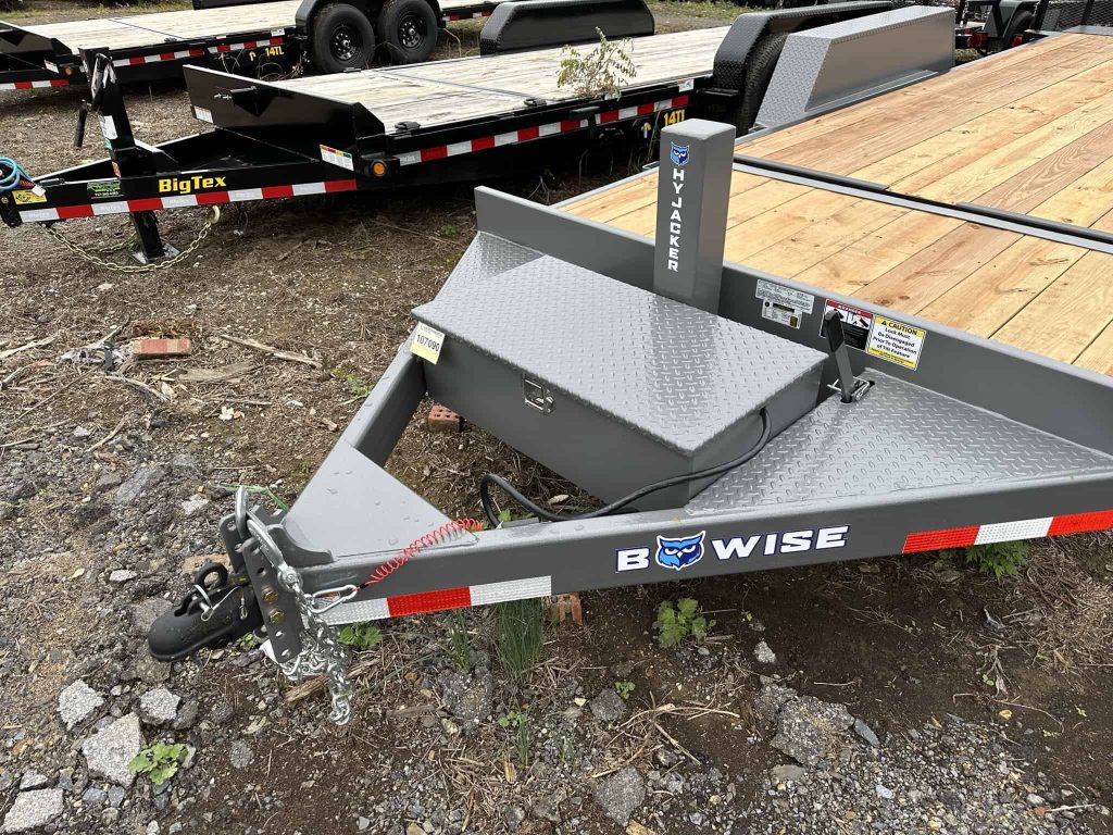Gray Bwise TH Series Hydraulic Tilt Deck Trailer 82″x20’x15K (TH20-15)