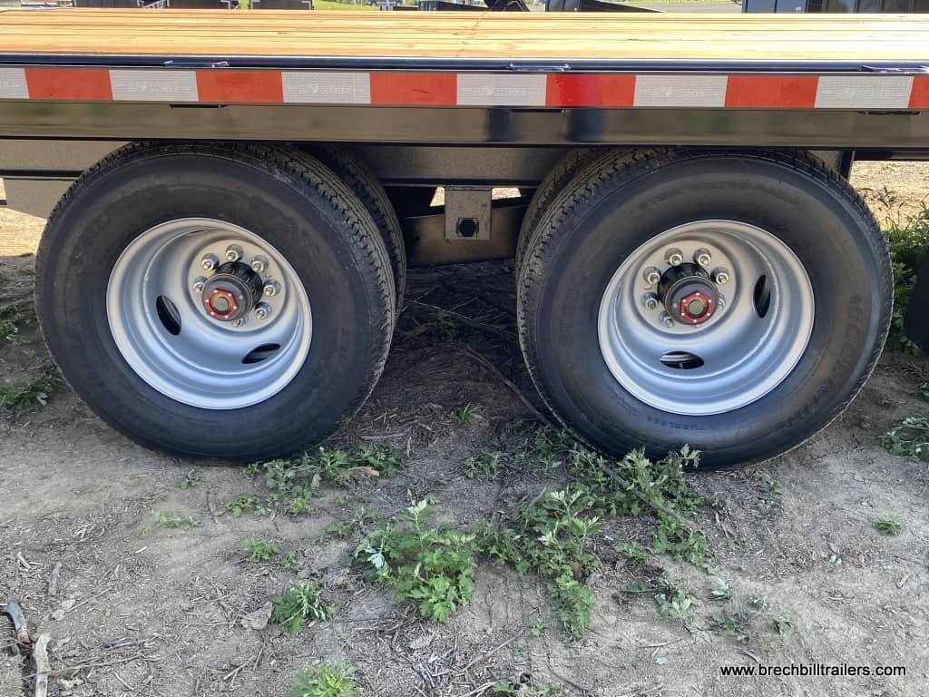 Wheels on the trailer
