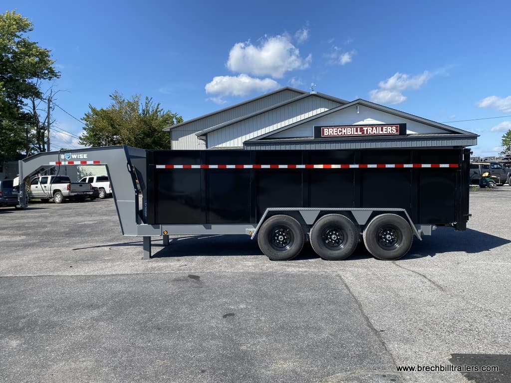 Bwise DLPG18-21-H dump trailer from the side