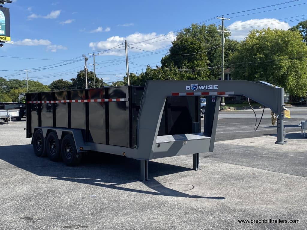 BWise Dump Trailer - Gray Steel Frame