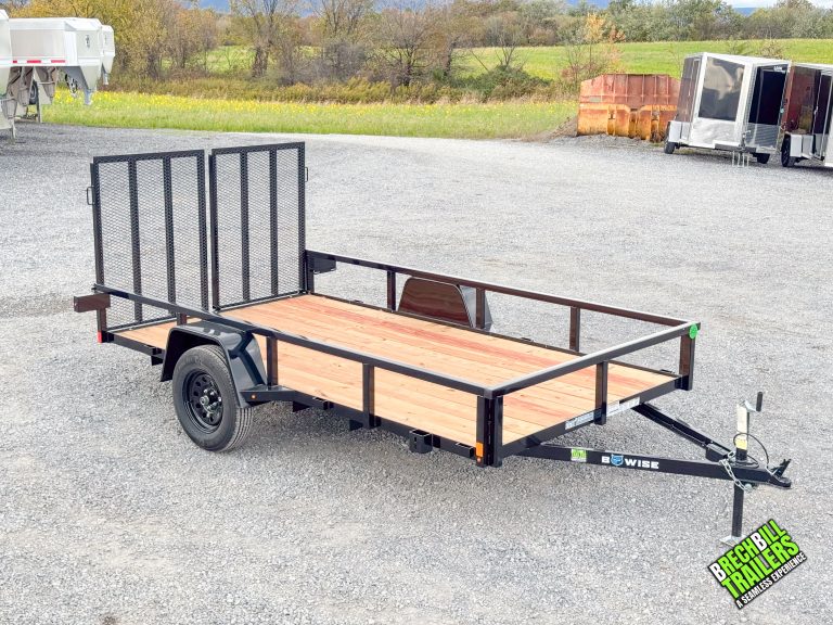 Discover the versatile Bwise UT 612 utility trailer. 6x12ft size 3K GVWR and 1775 lb payload capacity make it ideal for various hauling needs. 2203