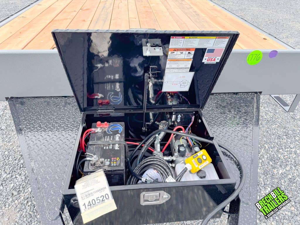 Bwise 8.5x24 Hydraulic Tilt Trailer THD24-17 | 17K Axles