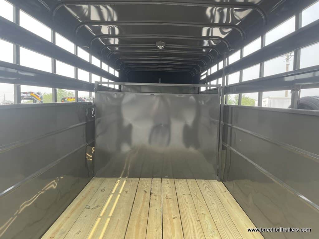 Inside the Valley 12K Gooseneck Stock Trailer