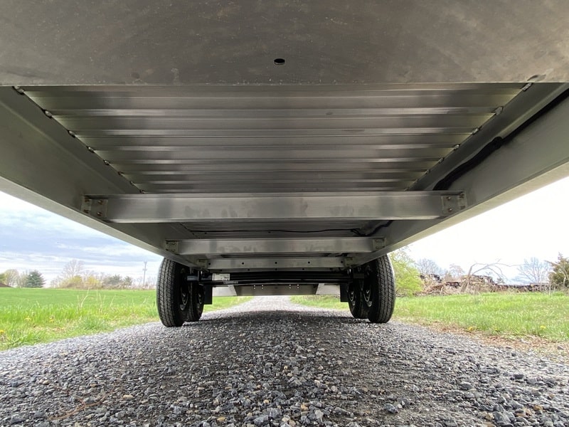 Under the EBY 15.9K Deck-Over Gooseneck Equipment Trailer