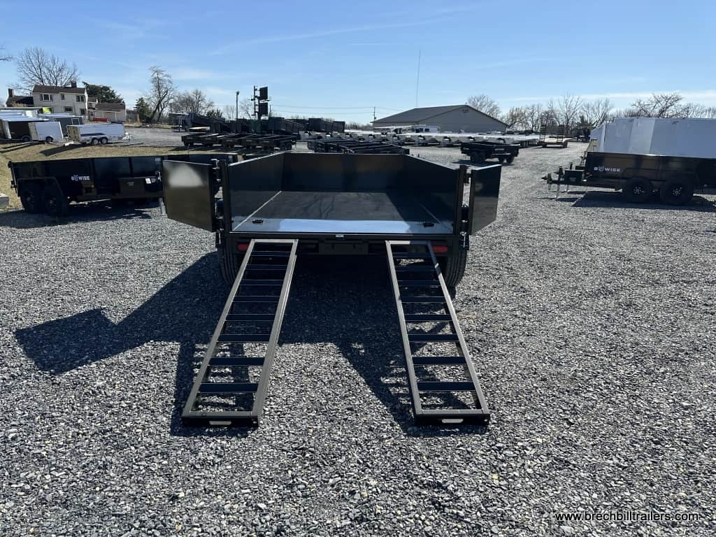 Slide out ramps on the Bwise trailer.