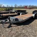 A 20ft Bwise Low Pro 14K Hydraulic Tilt Trailer