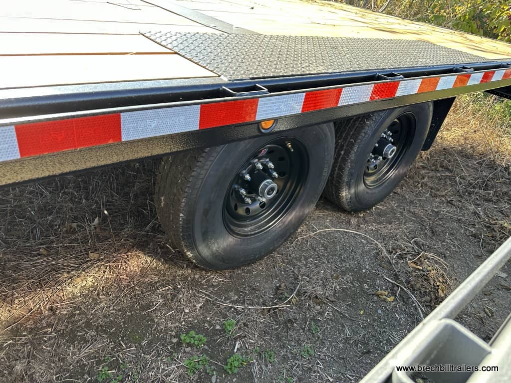 Wheels on the trailer