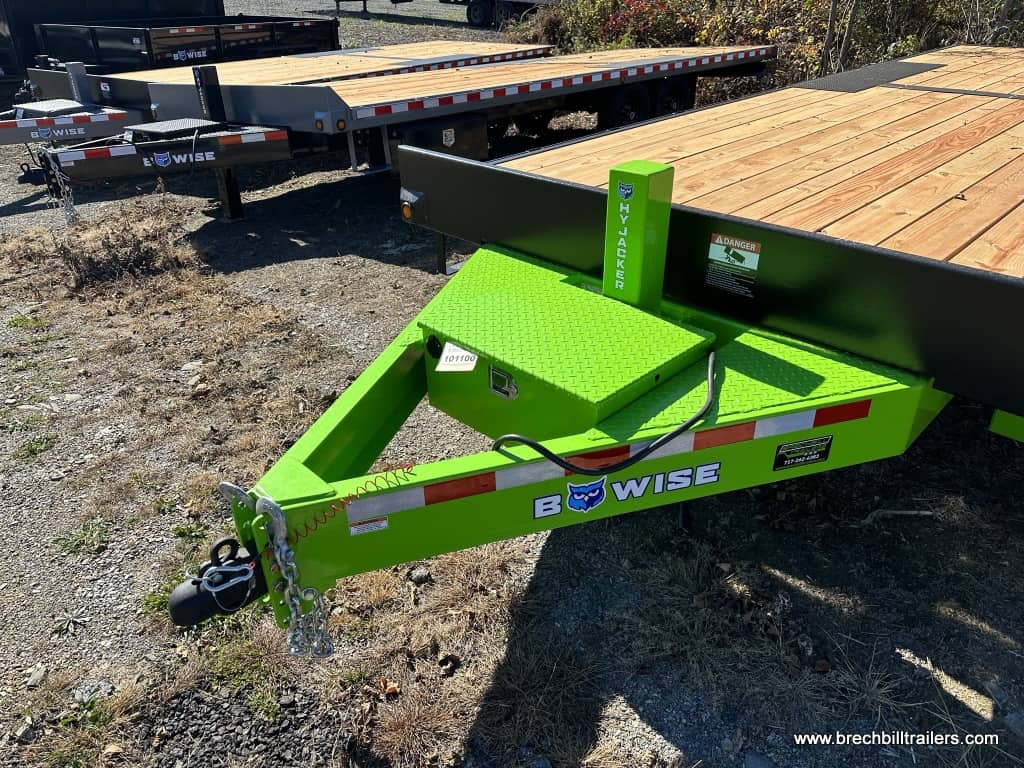 Green Bwise Hydraulic Tilt-Deck Trailer for sale