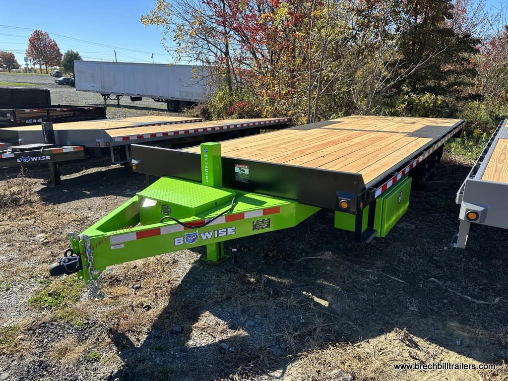 Green Bwise Hydraulic Tilt-Deck Trailer