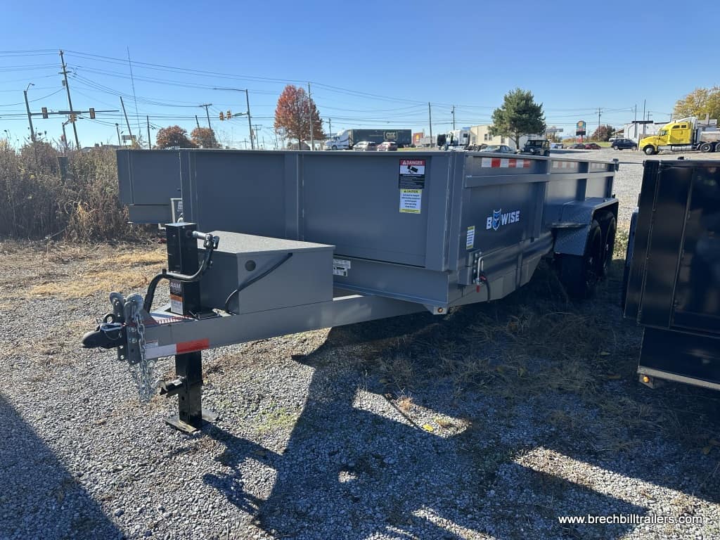 BWise Low Pro Dump Trailer with Steel Frame