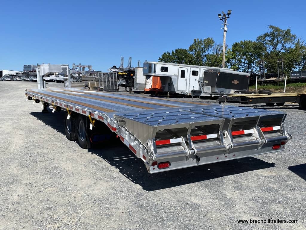 EBY Deck-Over Gooseneck Equipment Trailer with ramps