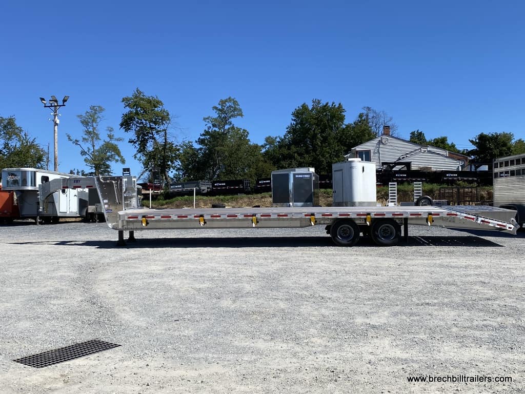 EBY Deck-Over Gooseneck Equipment Trailer Aluminum Frame - 100 Feet