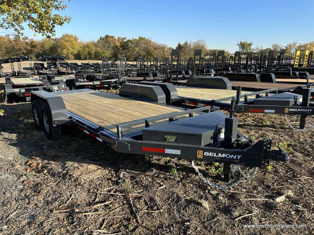 Belmont Equipment Trailer with Black Steel Frame