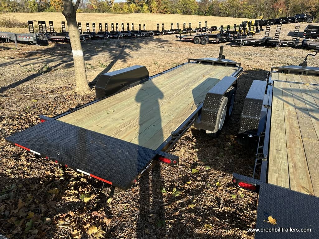 80in x 22ft Belmont Low Pro Gravity Tilt Skid Steer Equipment Trailer