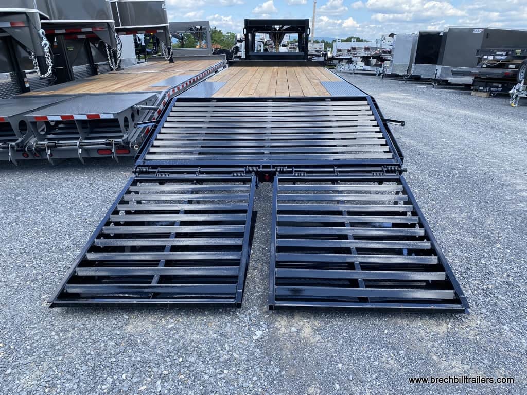 View of the black ramps