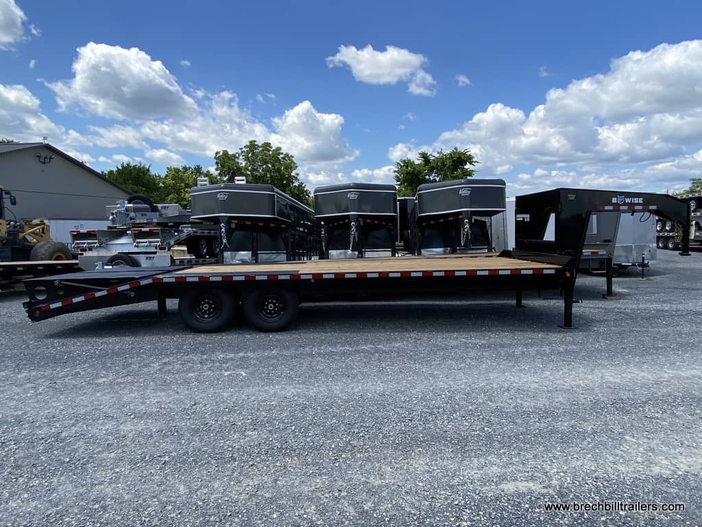 Bwise Deck Over Gooseneck Equipment Trailer side view