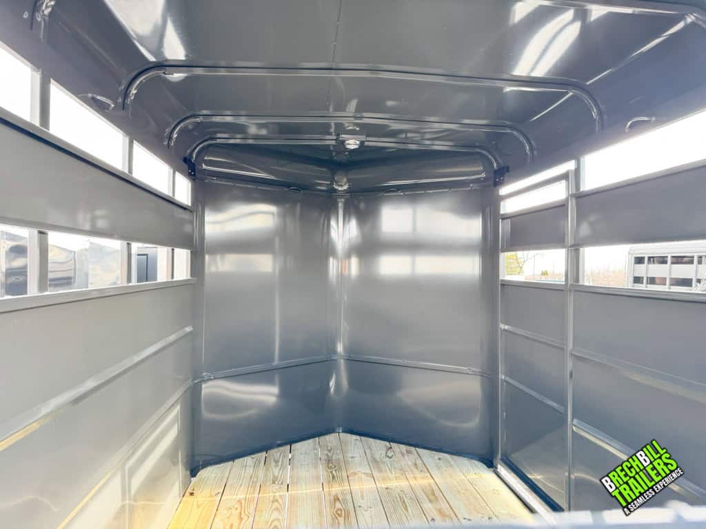 Front of the trailer from the inside