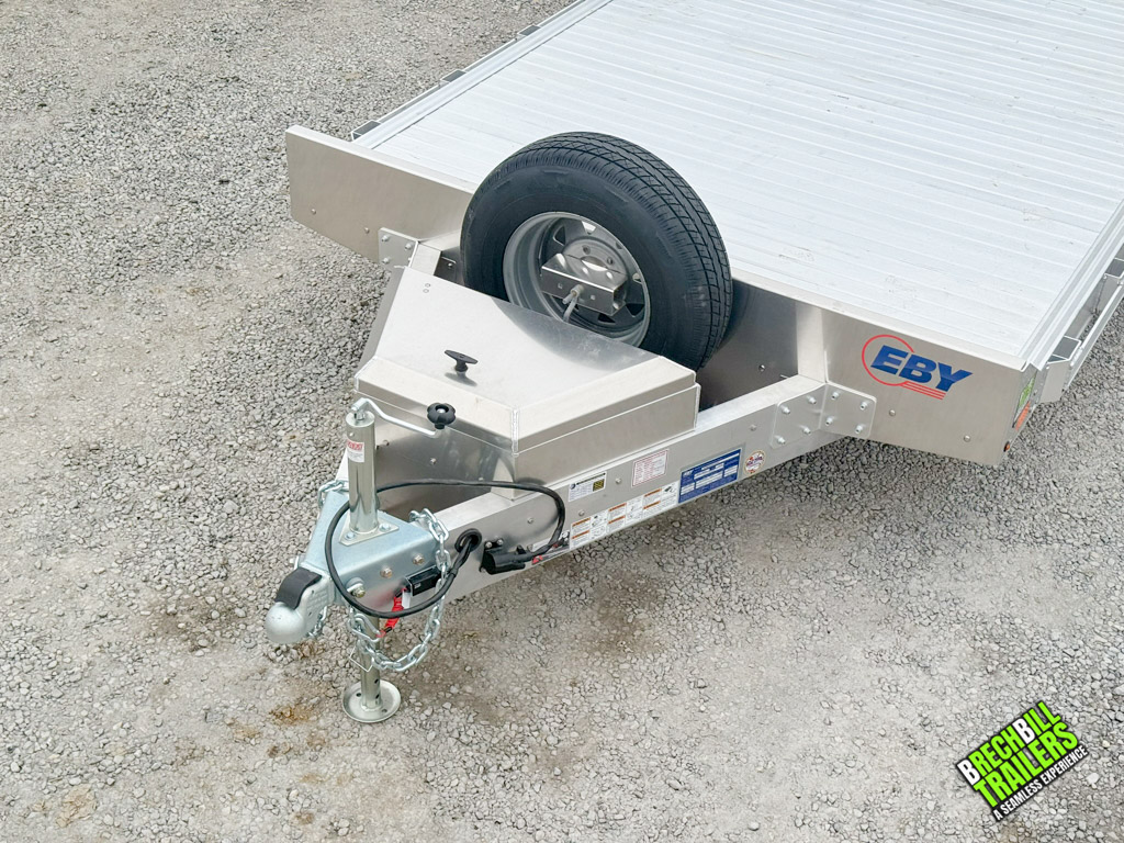 Front of the EBY Low Pro Car Hauler Trailer 7x20