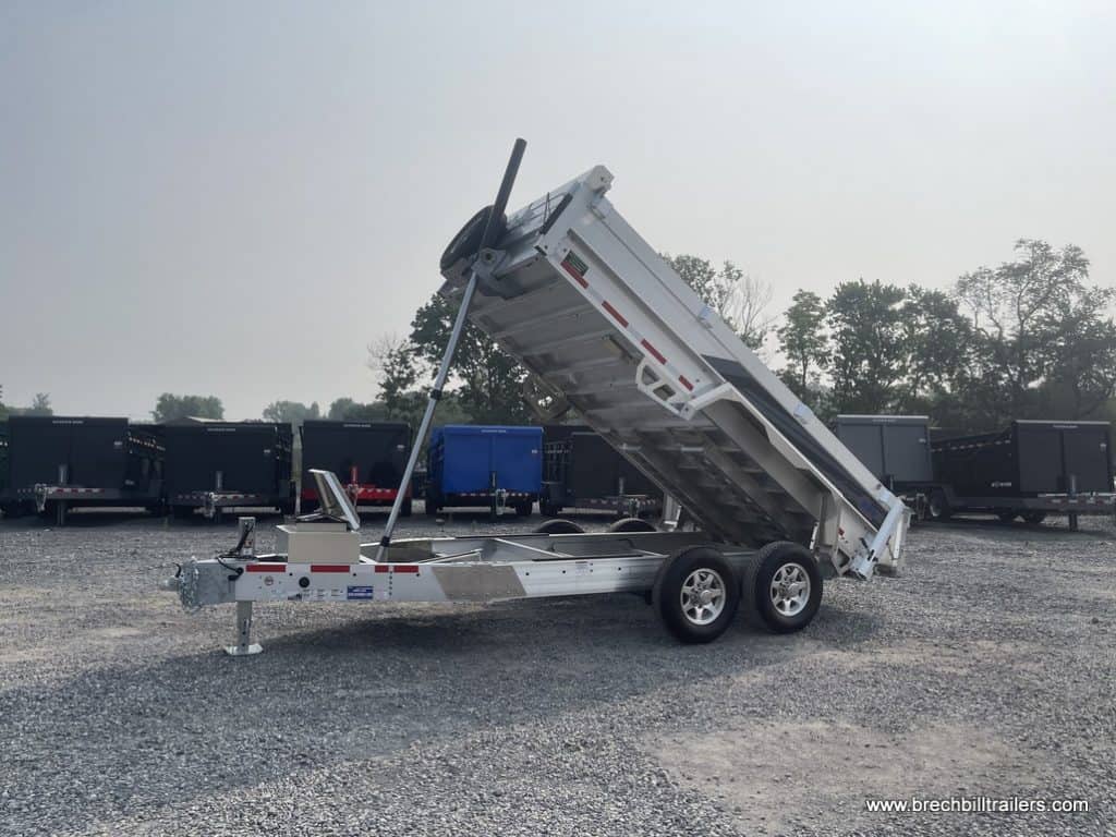EBY All Aluminum Bumper Pull Dump Trailer