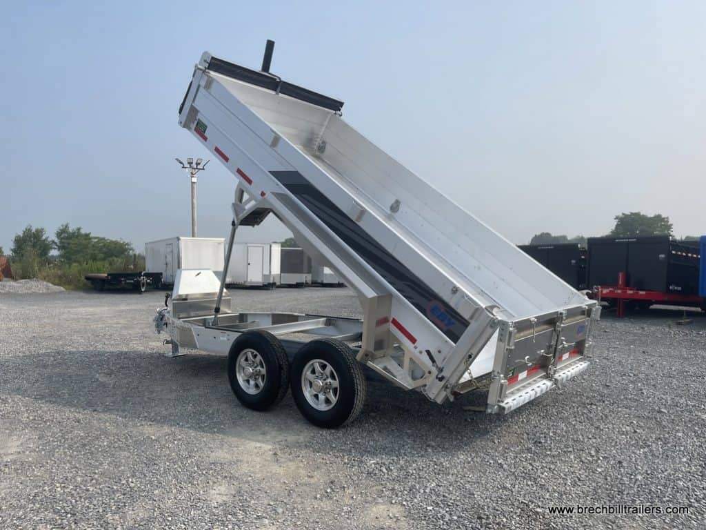 EBY All Aluminum Bumper Pull Dump Trailer