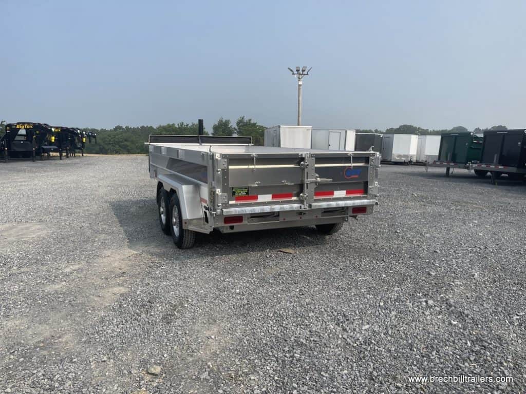 EBY All Aluminum Bumper Pull Dump Trailer 16’x82″x16K (CB14K16)