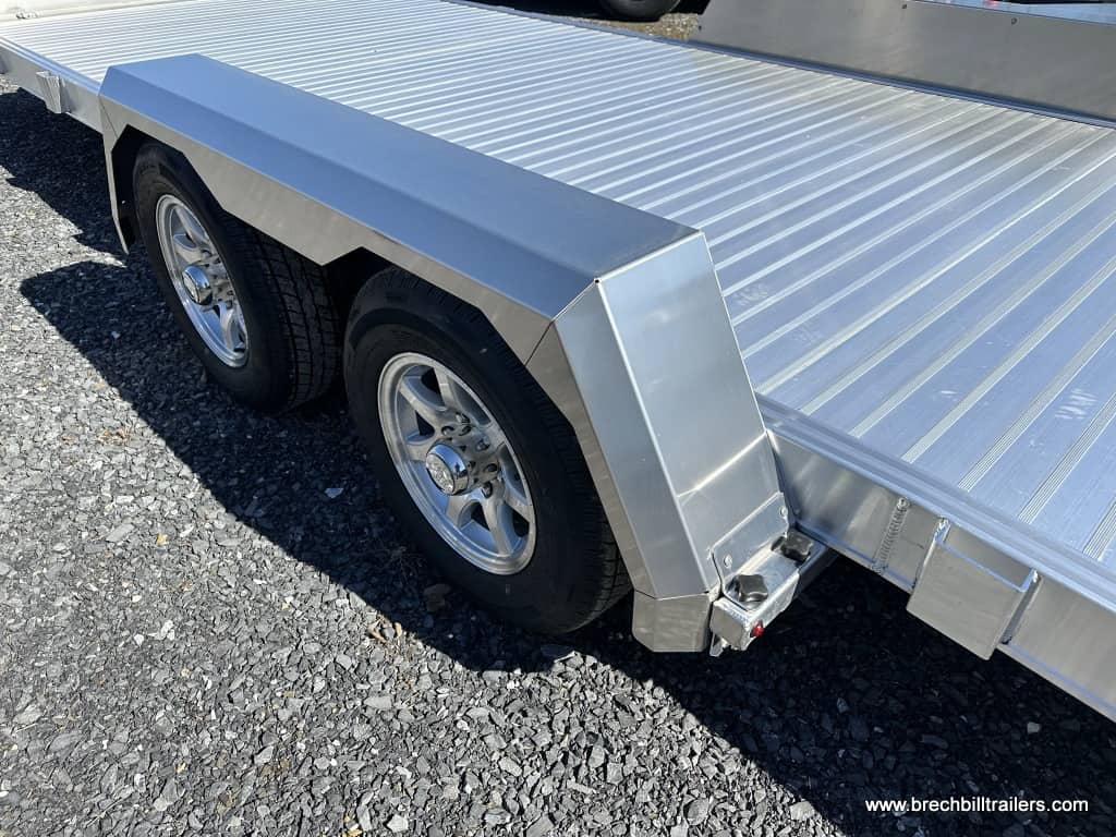 Fender on the EBY Low Pro 7K Car Hauler Trailer 18’6″x82″