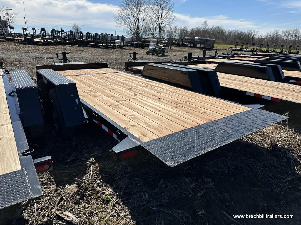 Bwise Low Pro Heavy Duty Gravity Tilt Trailer 7’x18’x17.6K (TG18-17) PC005626