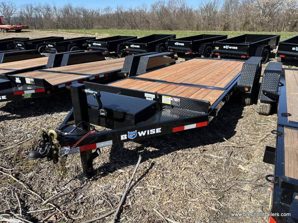 Bwise Low Pro Heavy Duty Gravity Tilt Trailer 7’x18’x17.6K
