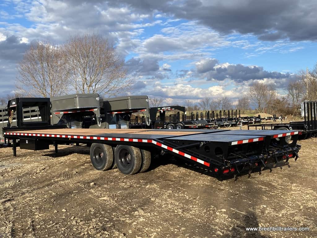 Brand new 32ft Bwise Gooseneck 26K Deck Over Equipment Trailer for sale