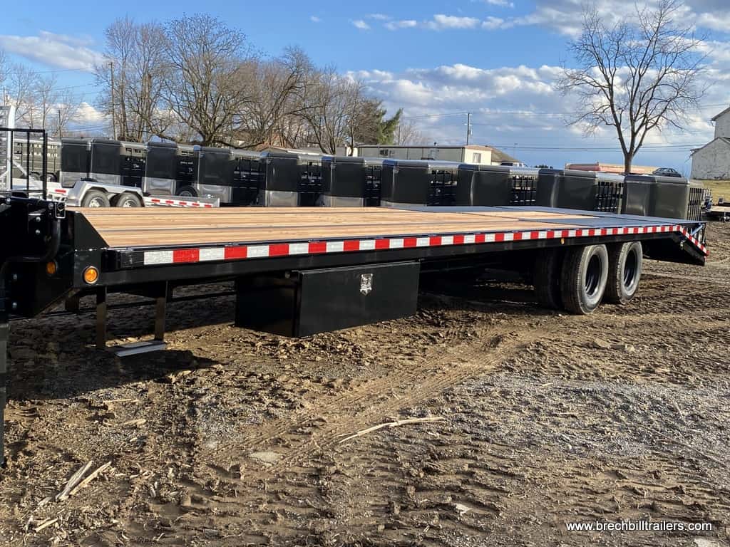 Bwise Gooseneck 26K Deck Over Equipment Trailer 102"x32' (EDG32-25)