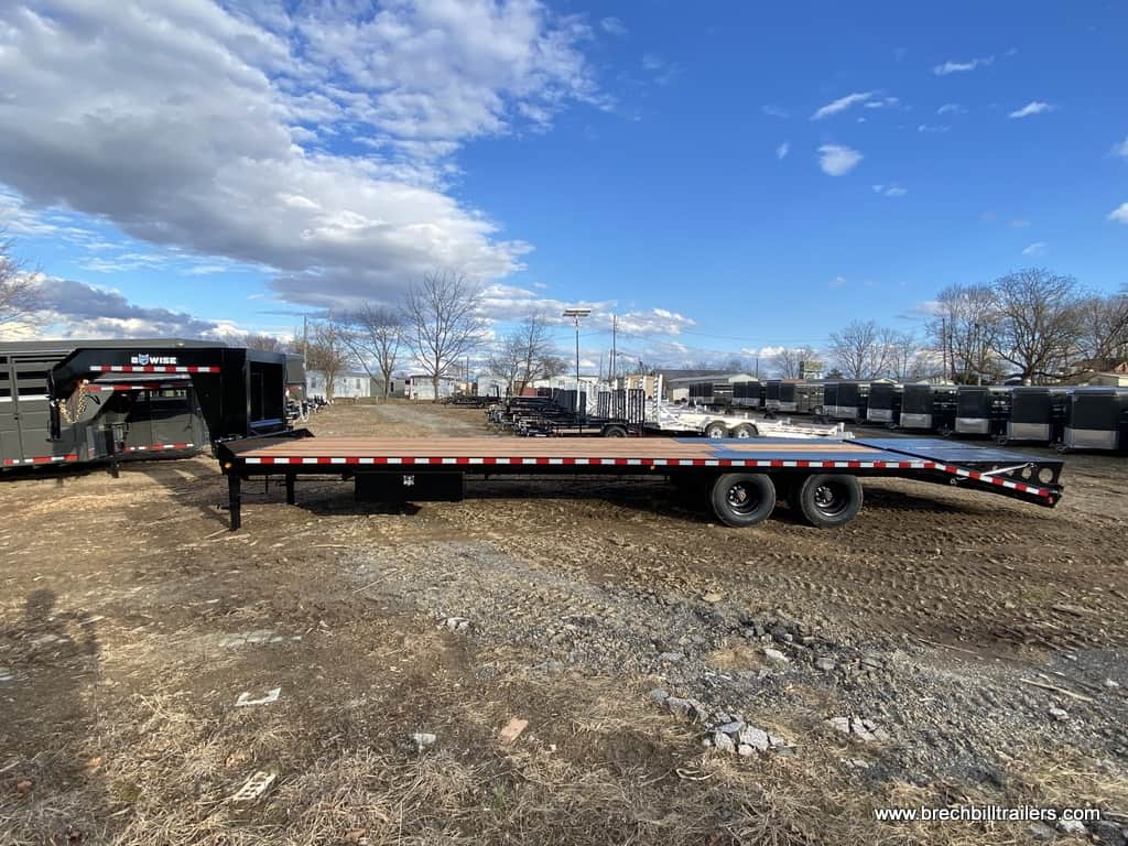 Bwise Gooseneck 26K Deck Over Equipment Trailer 102"x32' (EDG32-25)