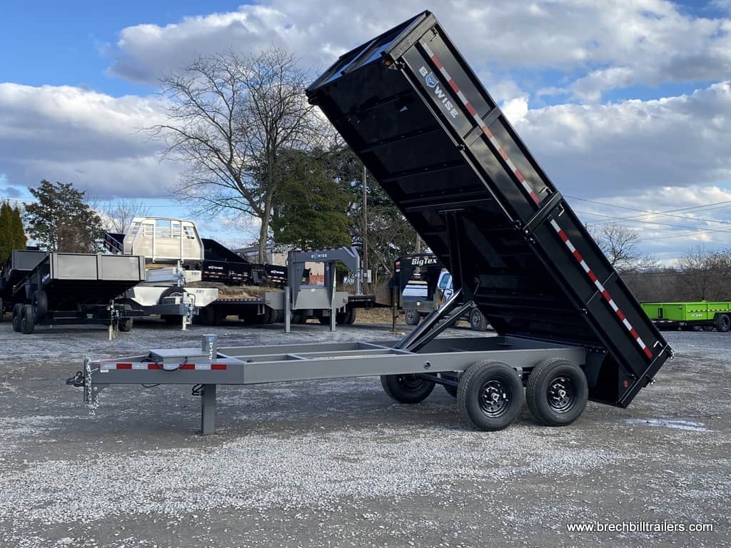 A 7x16 Bwise Deck Over 15.4K Tube Frame Dump Trailer