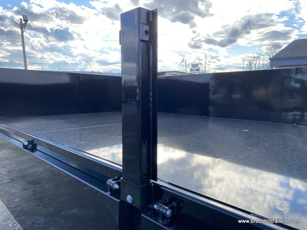 Side of the Bwise Deck Over 15.4K Tube Frame Dump Trailer