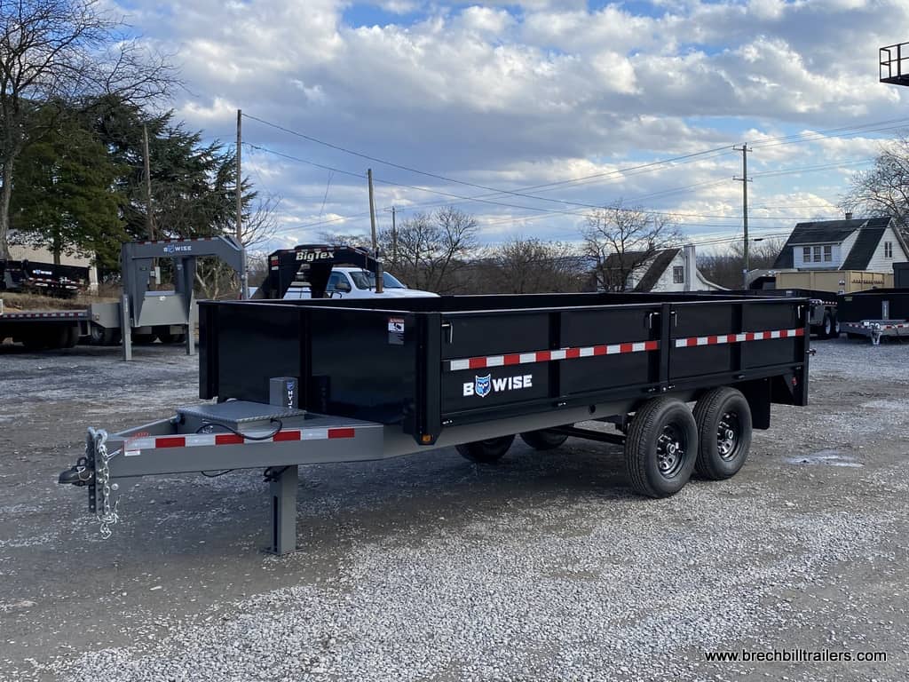Bwise Deck Over 15.4K Tube Frame Dump Trailer